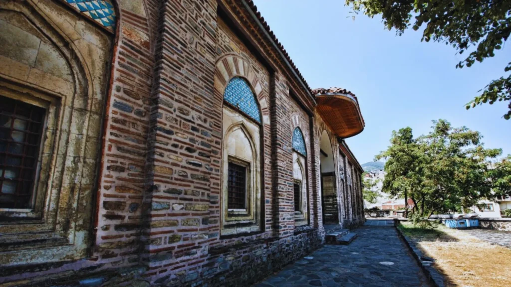 Historic Green Madrasa housing the Turkish and Islamic Arts Museum in Bursa